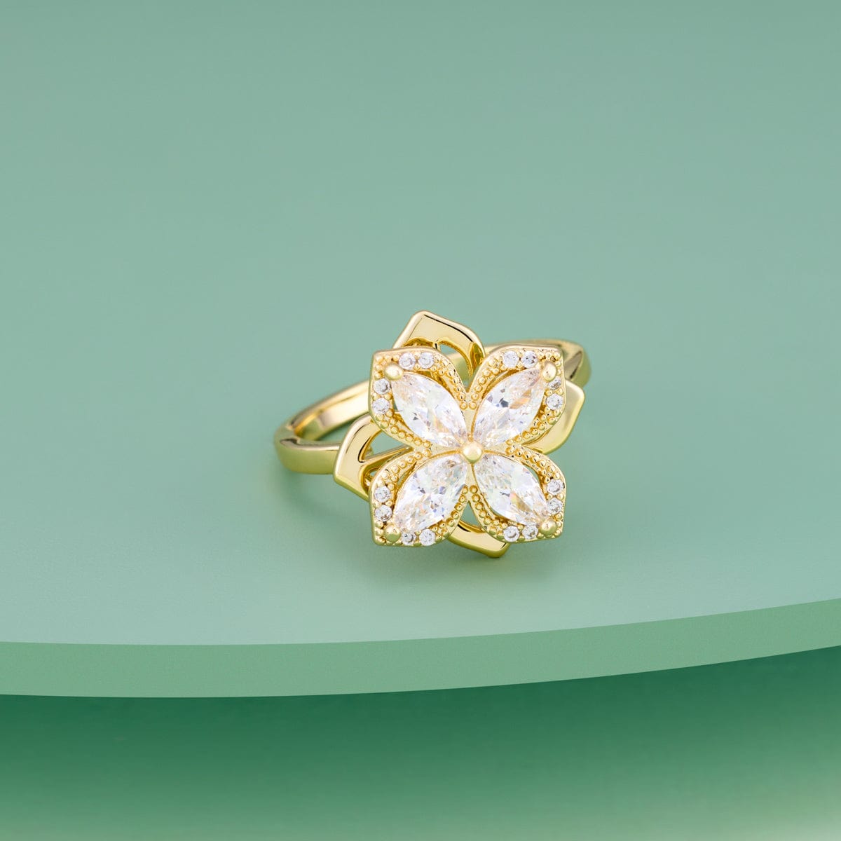 Trendy Zircon Finger Ring Trendy Finger Ring 179017