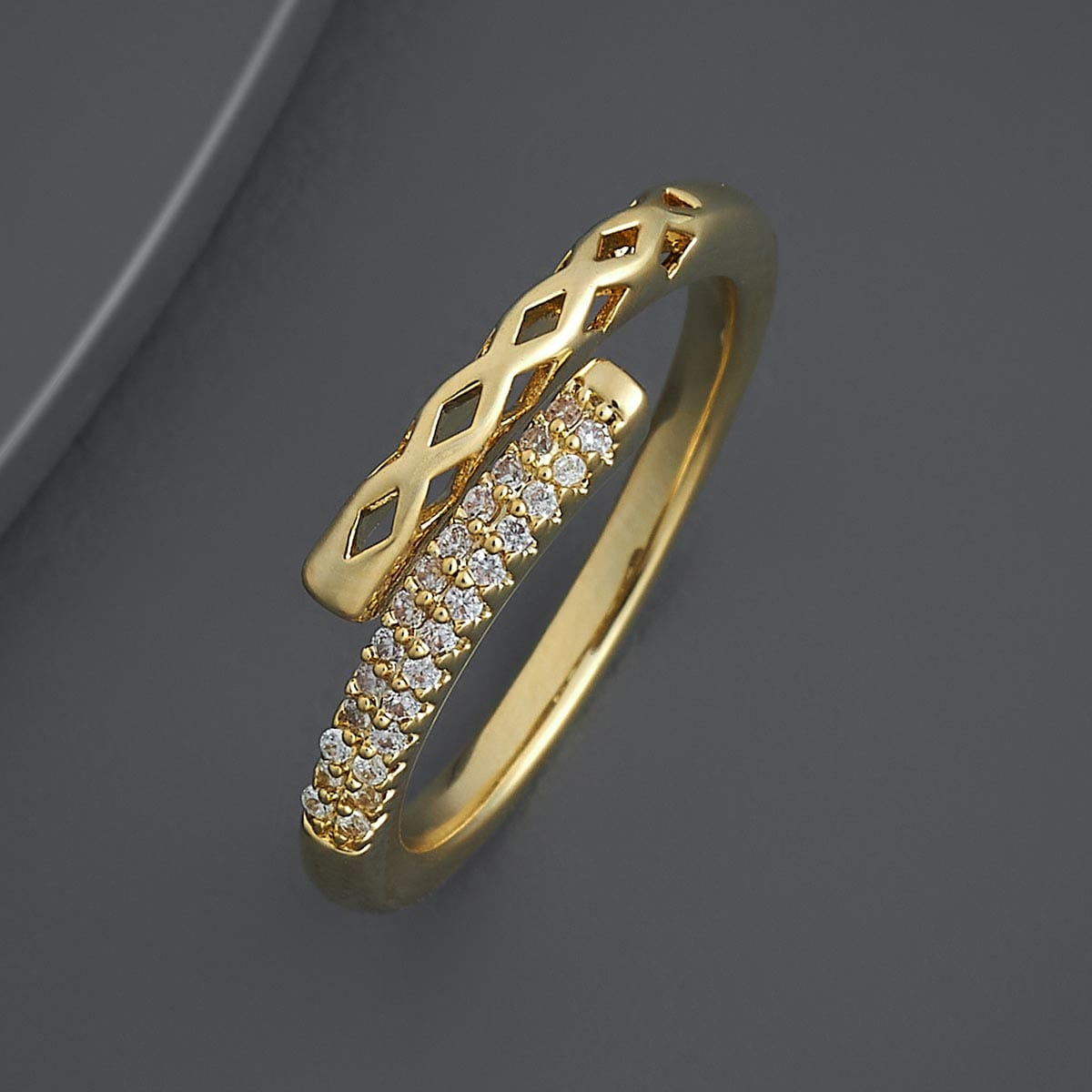 Trendy Zircon Finger Ring Trendy Finger Ring 184318