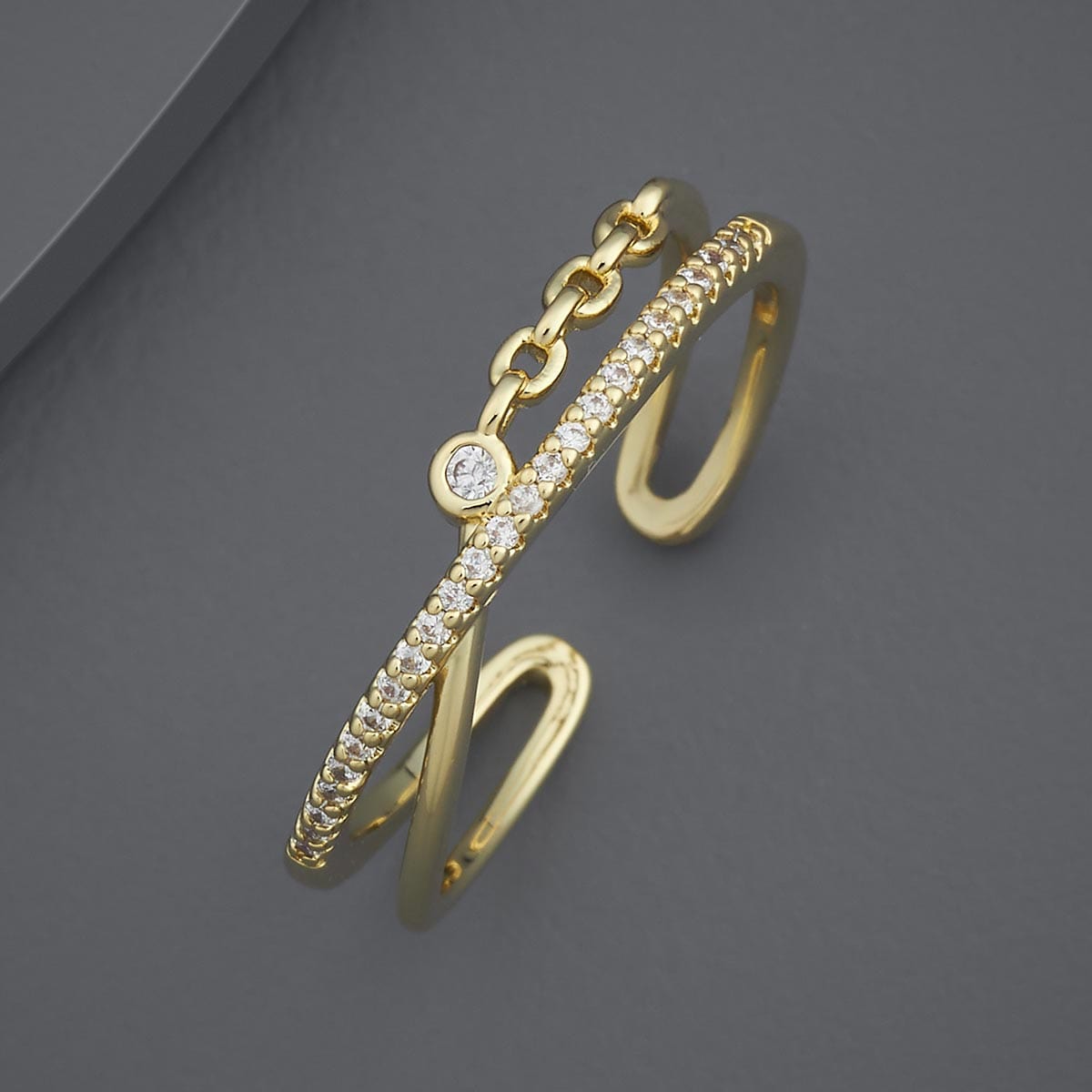 Trendy Zircon Finger Ring Trendy Finger Ring 184500