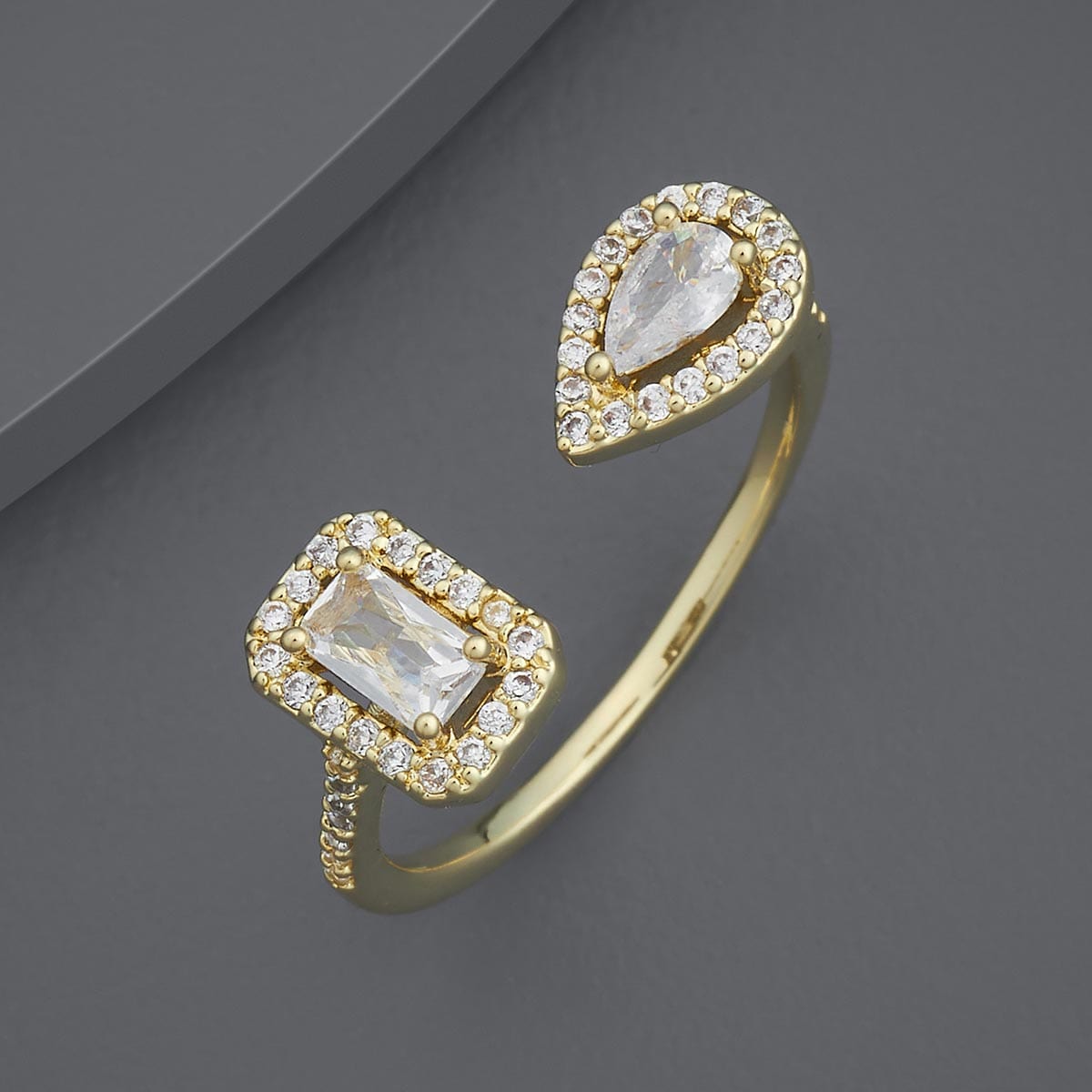 Trendy Zircon Finger Ring Trendy Finger Ring 184501