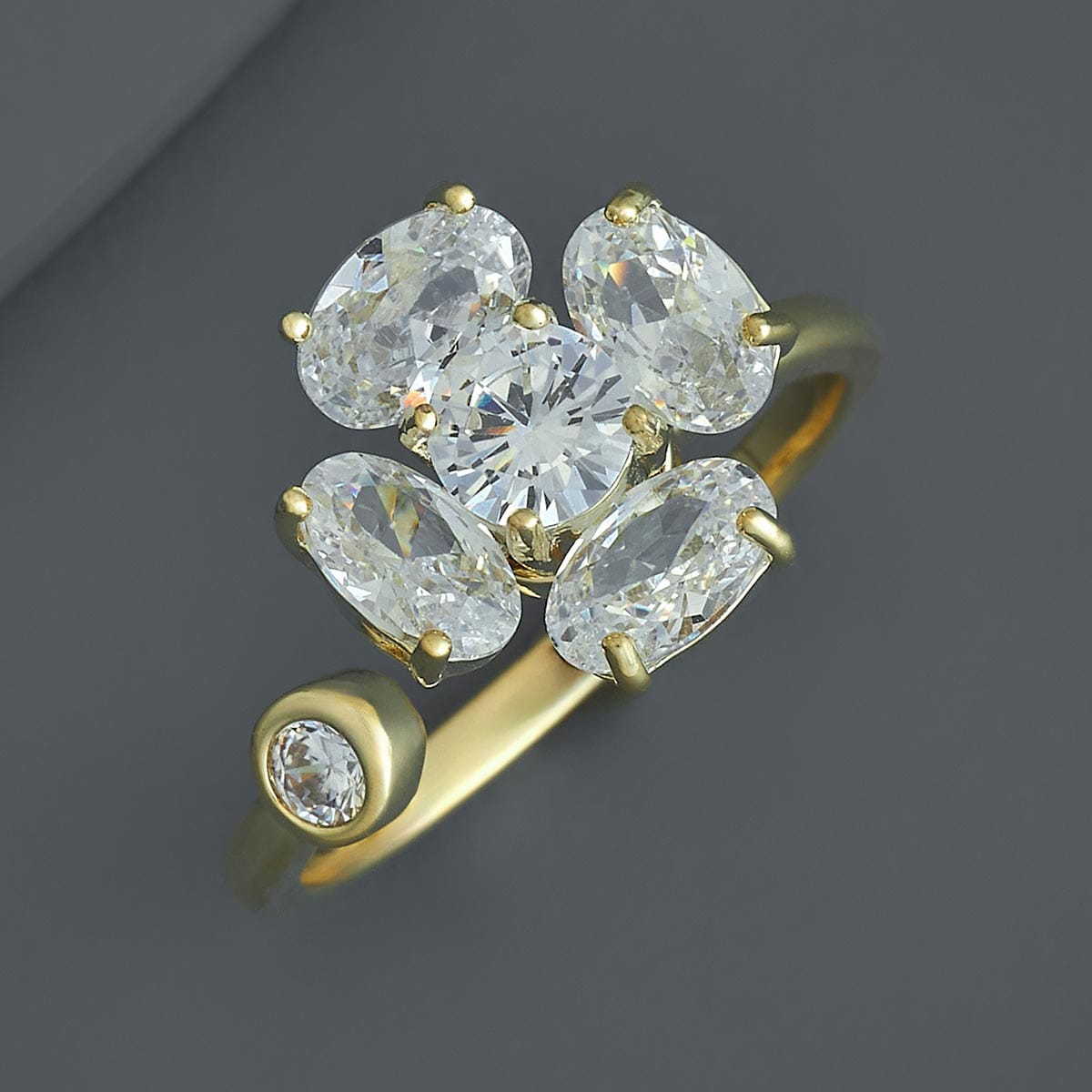 Trendy Zircon Finger Ring Trendy Finger Ring 186034