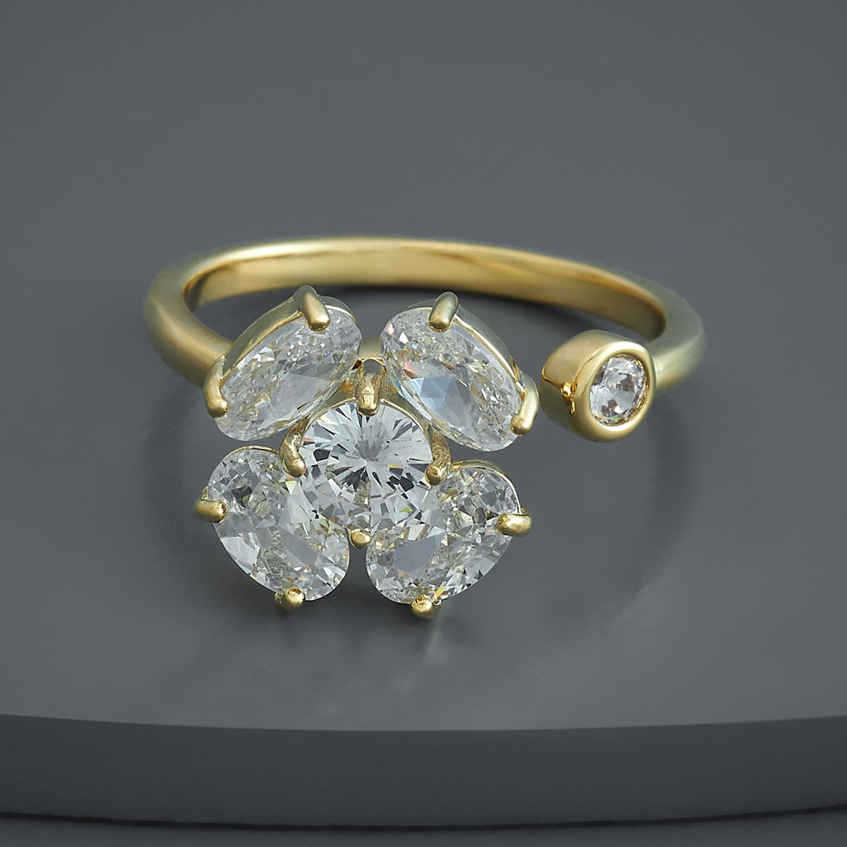 Trendy Zircon Finger Ring Trendy Finger Ring 186034