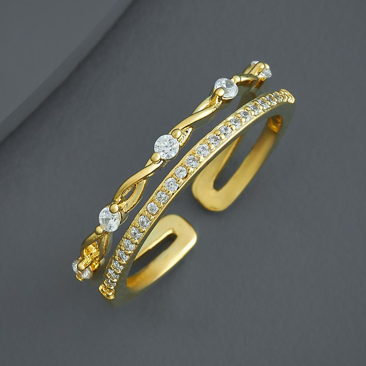 Trendy Zircon Finger Ring Trendy Finger Ring 186053