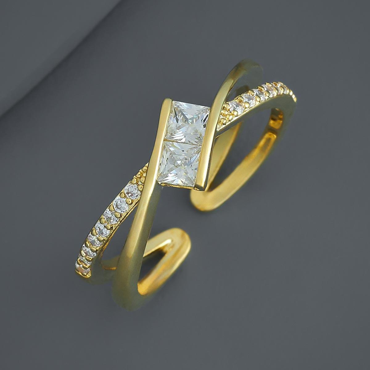 Trendy Zircon Finger Ring Trendy Finger Ring 186054