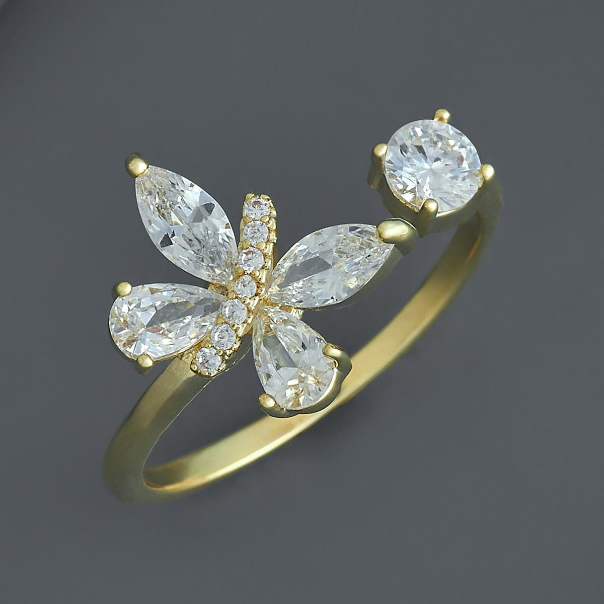 Trendy Zircon Finger Ring Trendy Finger Ring 186059