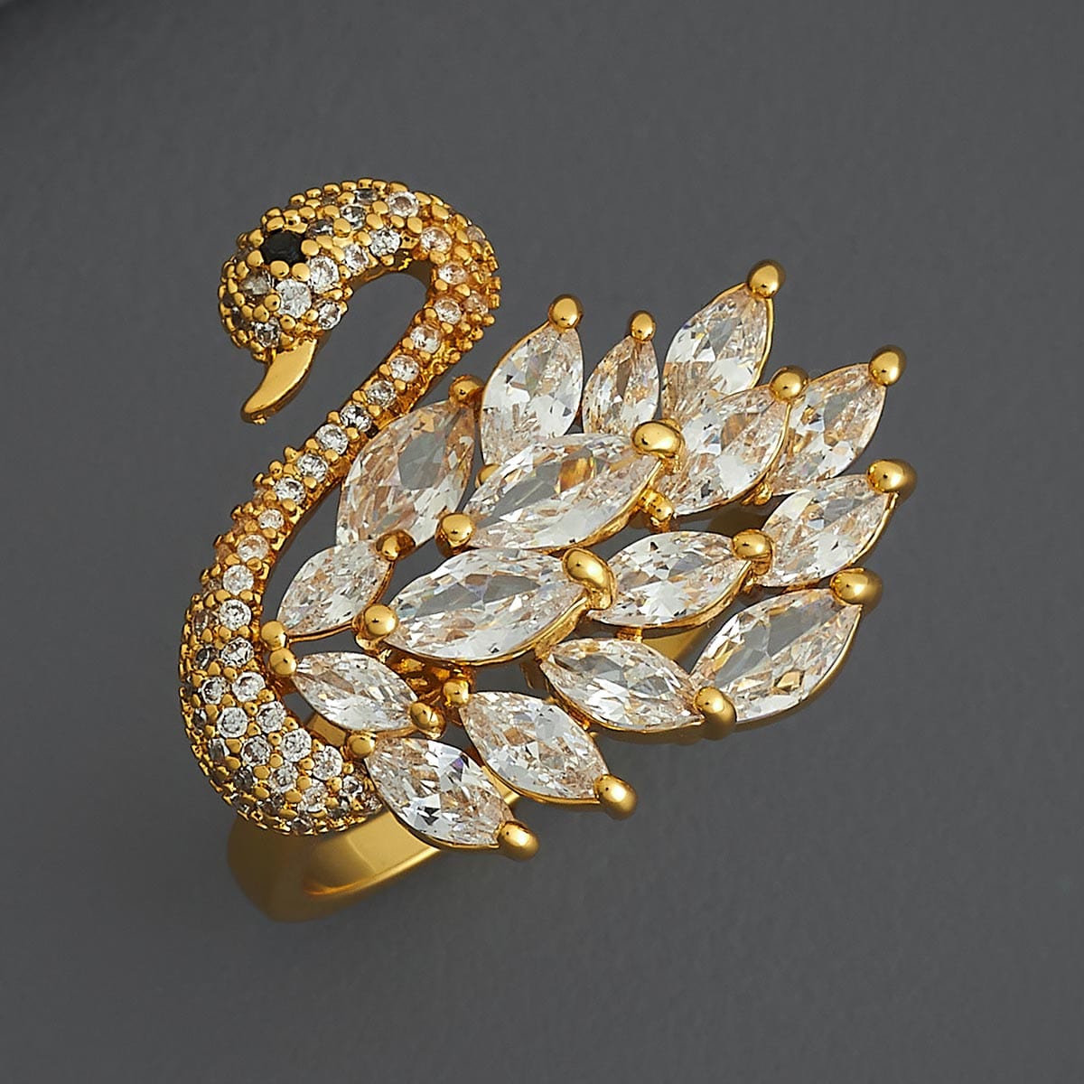 Trendy Zircon Finger Ring Trendy Finger Ring 186734