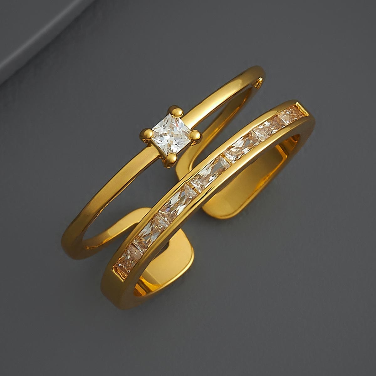 Trendy Zircon Finger Ring Trendy Finger Ring 186751