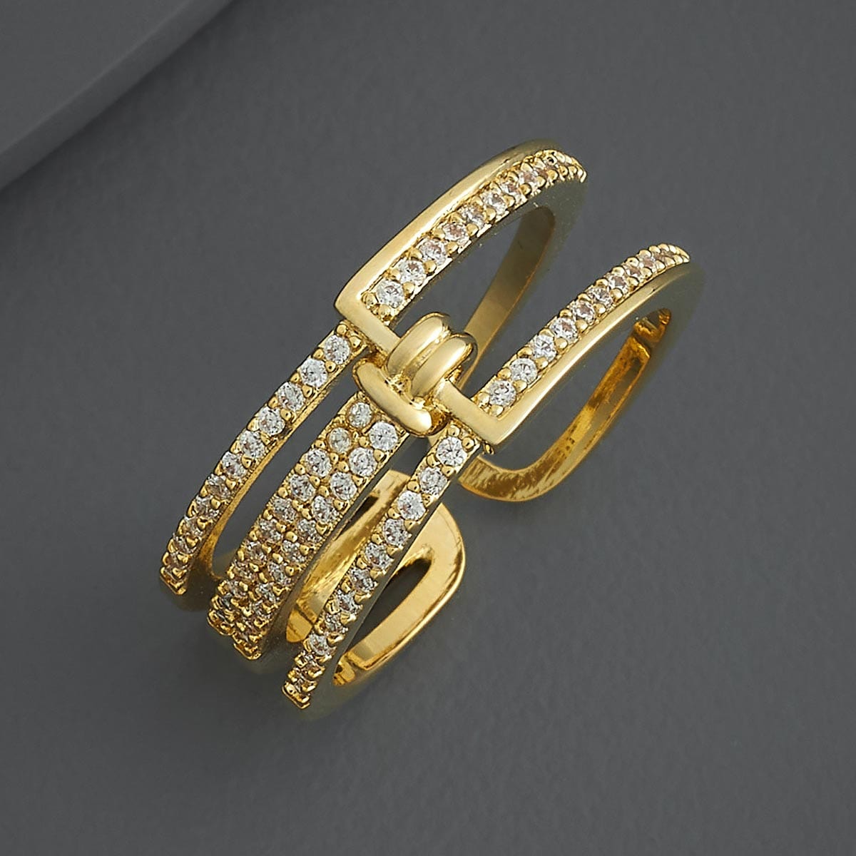 Trendy Zircon Finger Ring Trendy Finger Ring 186755