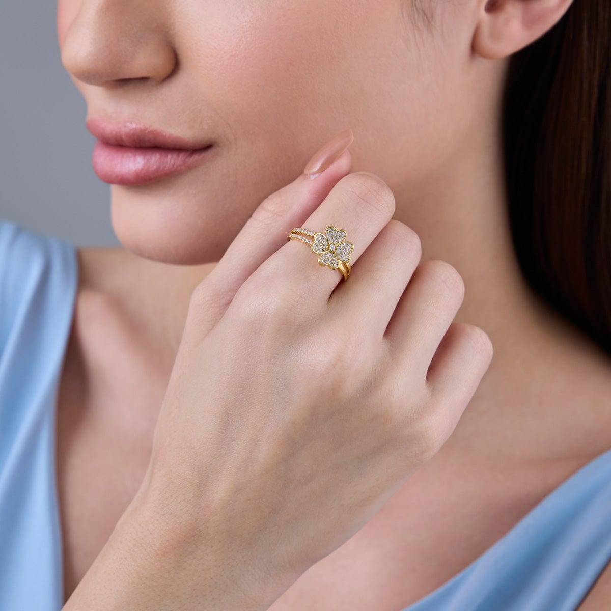 Trendy Zircon Finger Ring Trendy Finger Ring 186802