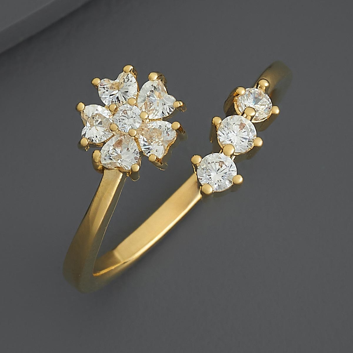 Trendy Zircon Finger Ring Trendy Finger Ring 186879