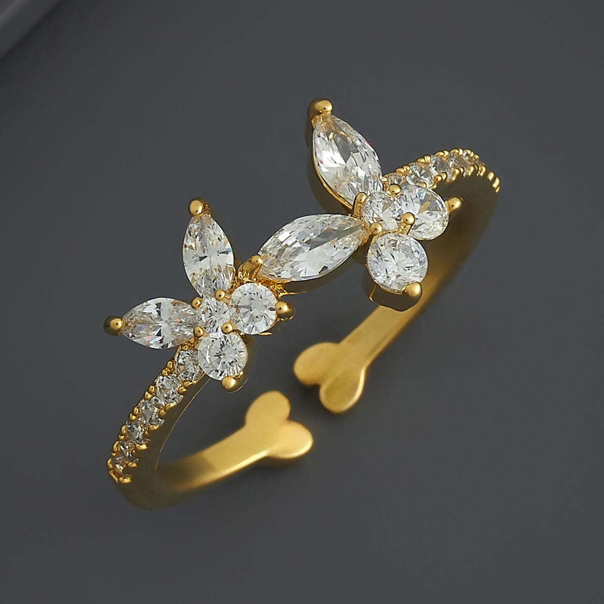 Trendy Zircon Finger Ring Trendy Finger Ring 186891