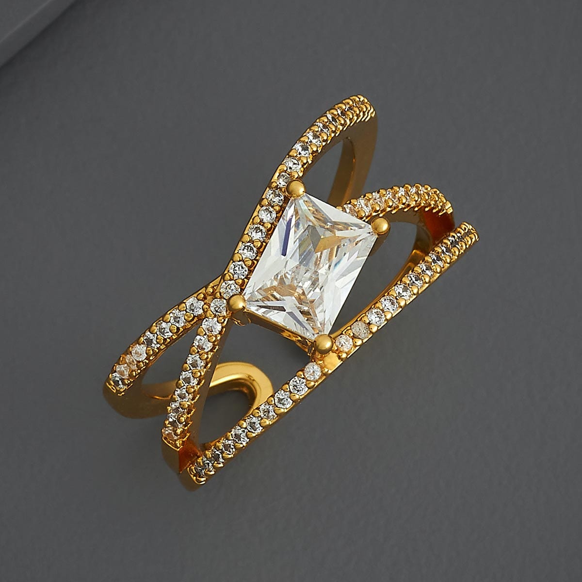 Trendy Zircon Finger Ring Trendy Finger Ring 186895