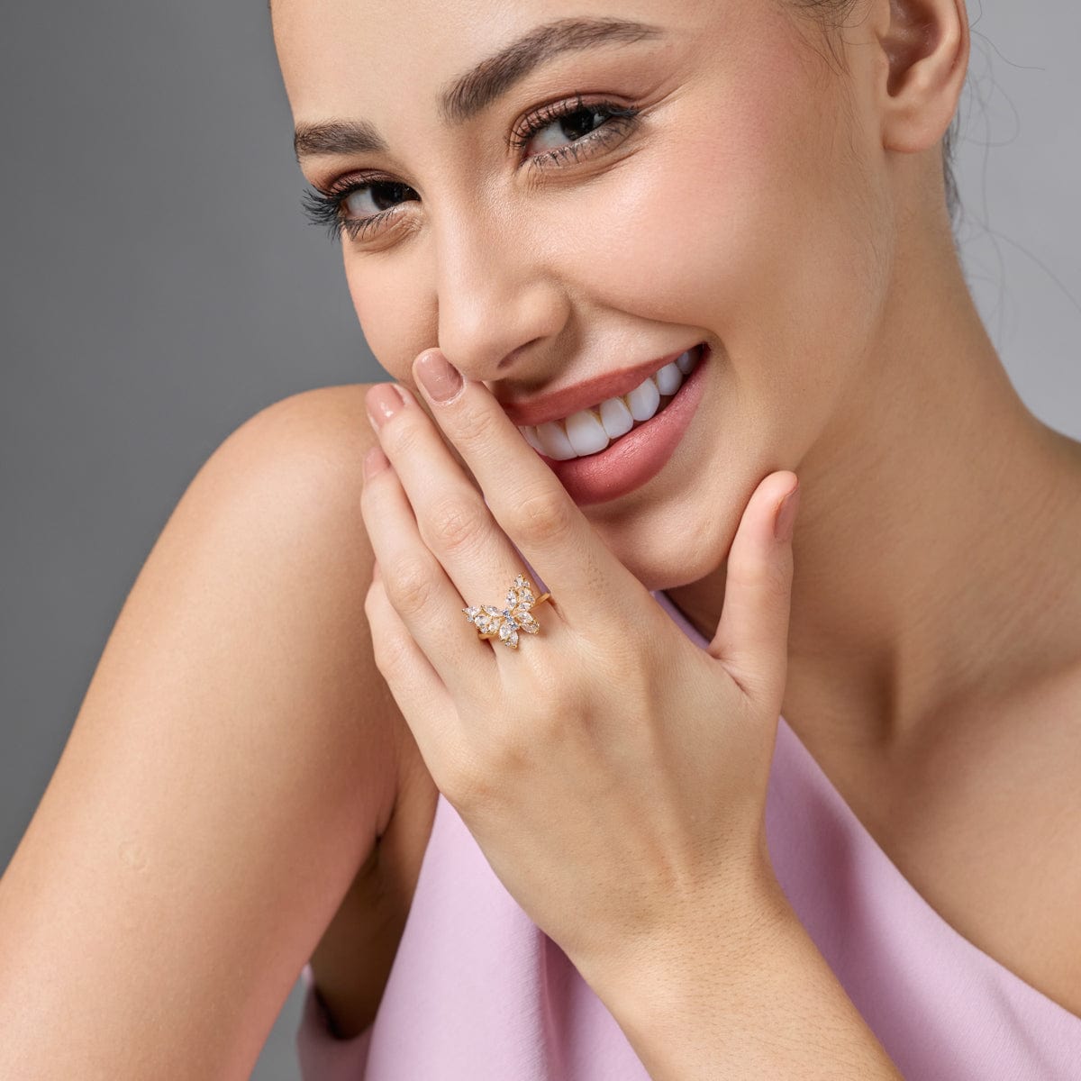 Trendy Zircon Finger Ring Trendy Finger Ring 189806