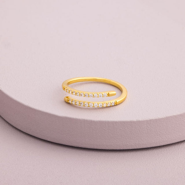Trendy Zircon Finger Ring Trendy Finger Ring 190046