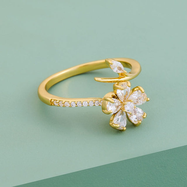 Trendy Zircon Finger Ring Trendy Finger Ring 190118