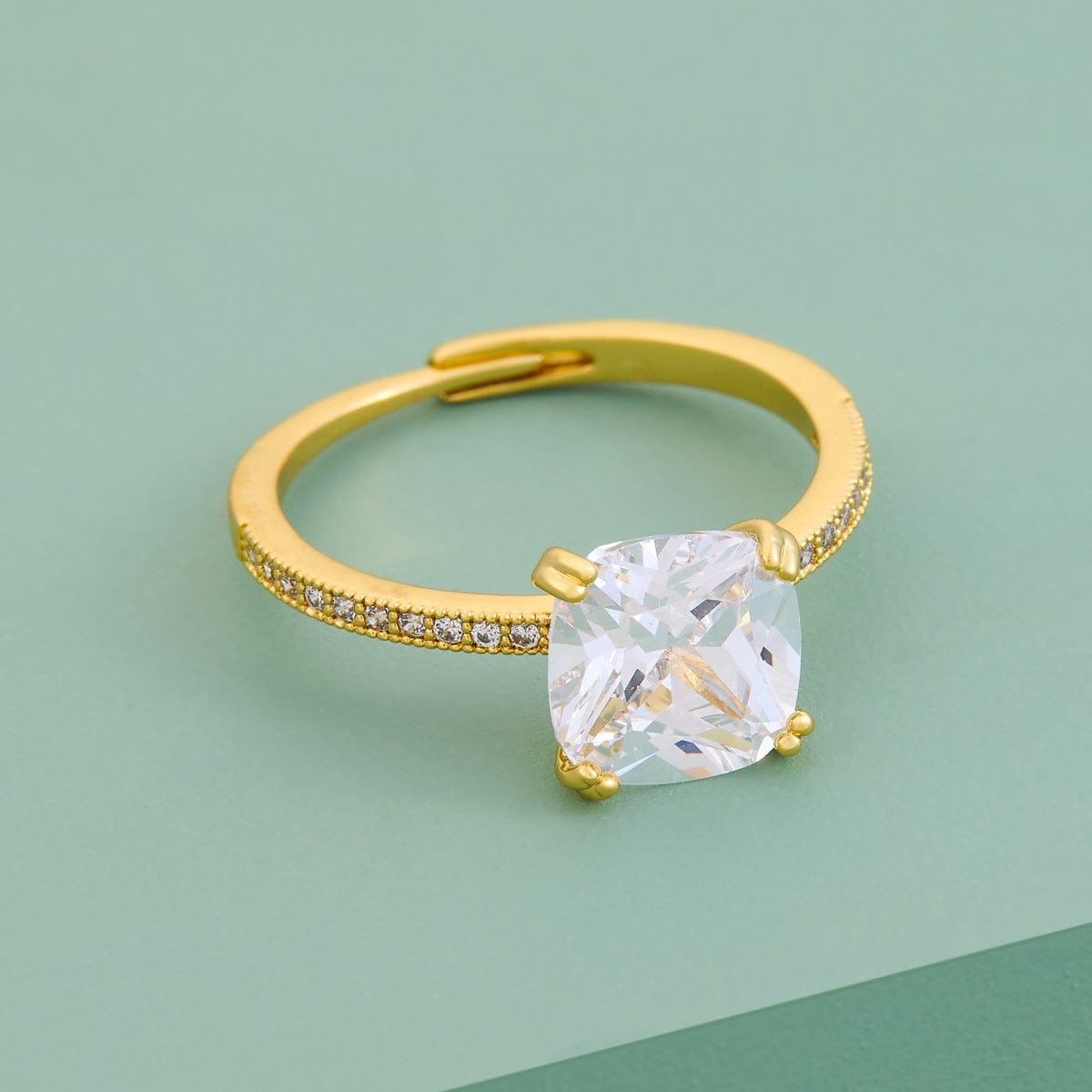 Trendy Zircon Finger Ring Trendy Finger Ring 190121