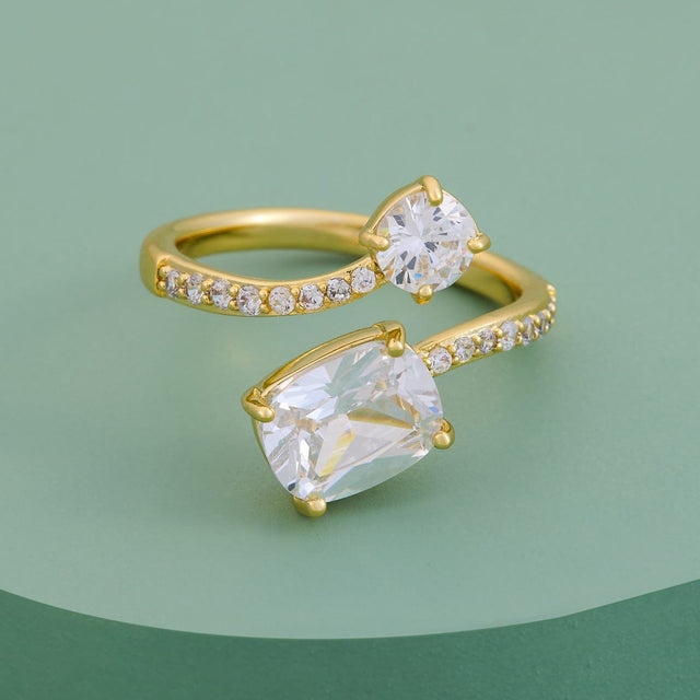 Trendy Zircon Finger Ring Trendy Finger Ring 190122