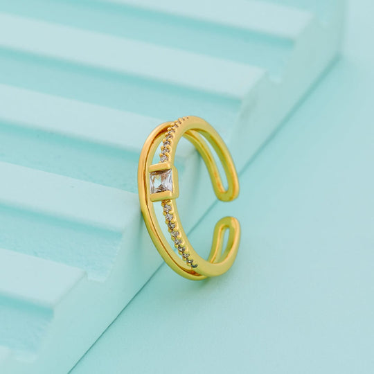 Trendy Zircon Finger Ring Trendy Finger Ring 192420