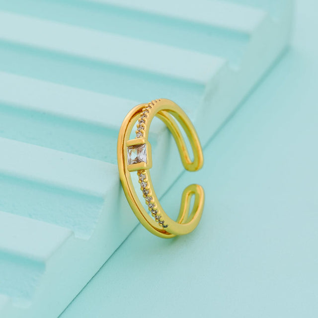 Trendy Zircon Finger Ring Trendy Finger Ring 192420