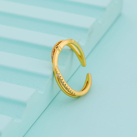 Trendy Zircon Finger Ring Trendy Finger Ring 192421
