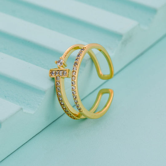 Trendy Zircon Finger Ring Trendy Finger Ring 192467