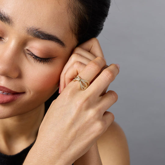 Trendy Zircon Finger Ring Trendy Finger Ring 192526