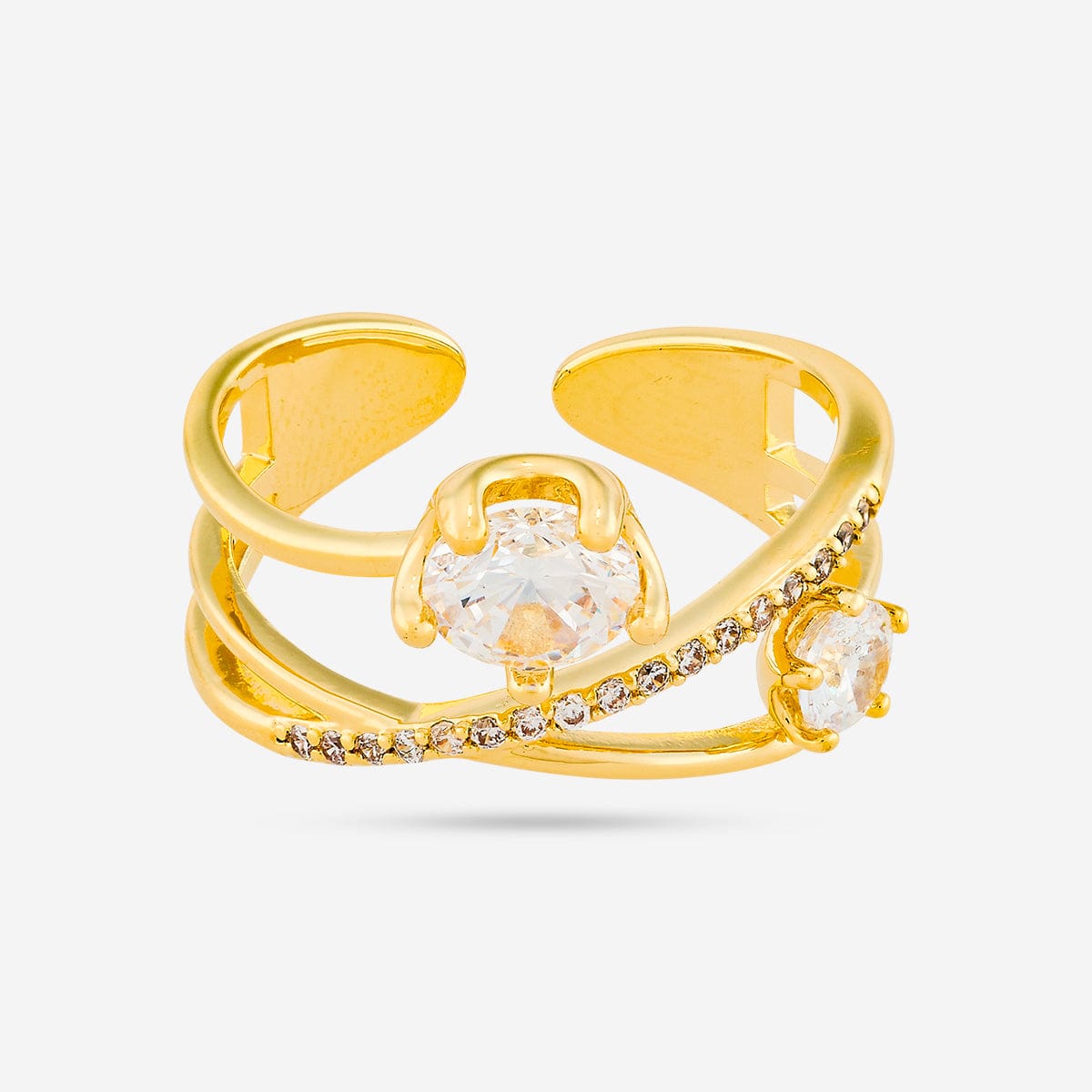 Trendy Zircon Finger Ring Trendy Finger Ring 192535
