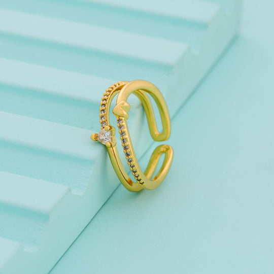 Trendy Zircon Finger Ring Trendy Finger Ring 192545