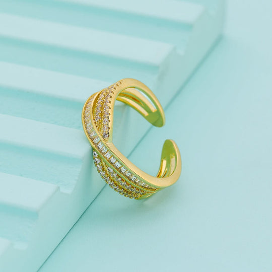 Trendy Zircon Finger Ring Trendy Finger Ring 192553