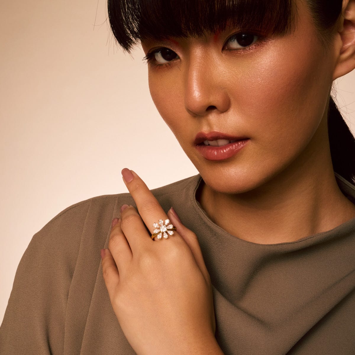 Trendy Zircon Finger Ring Trendy Finger Ring 195324