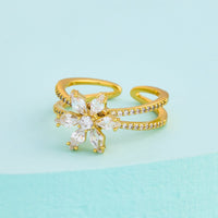 Trendy Zircon Finger Ring Trendy Finger Ring 195328