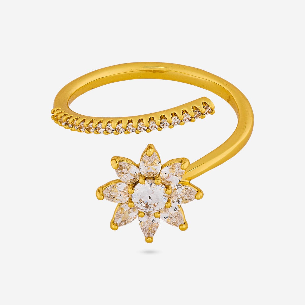 Trendy Zircon Finger Ring Trendy Finger Ring 195329