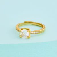 Trendy Zircon Finger Ring Trendy Finger Ring 195438