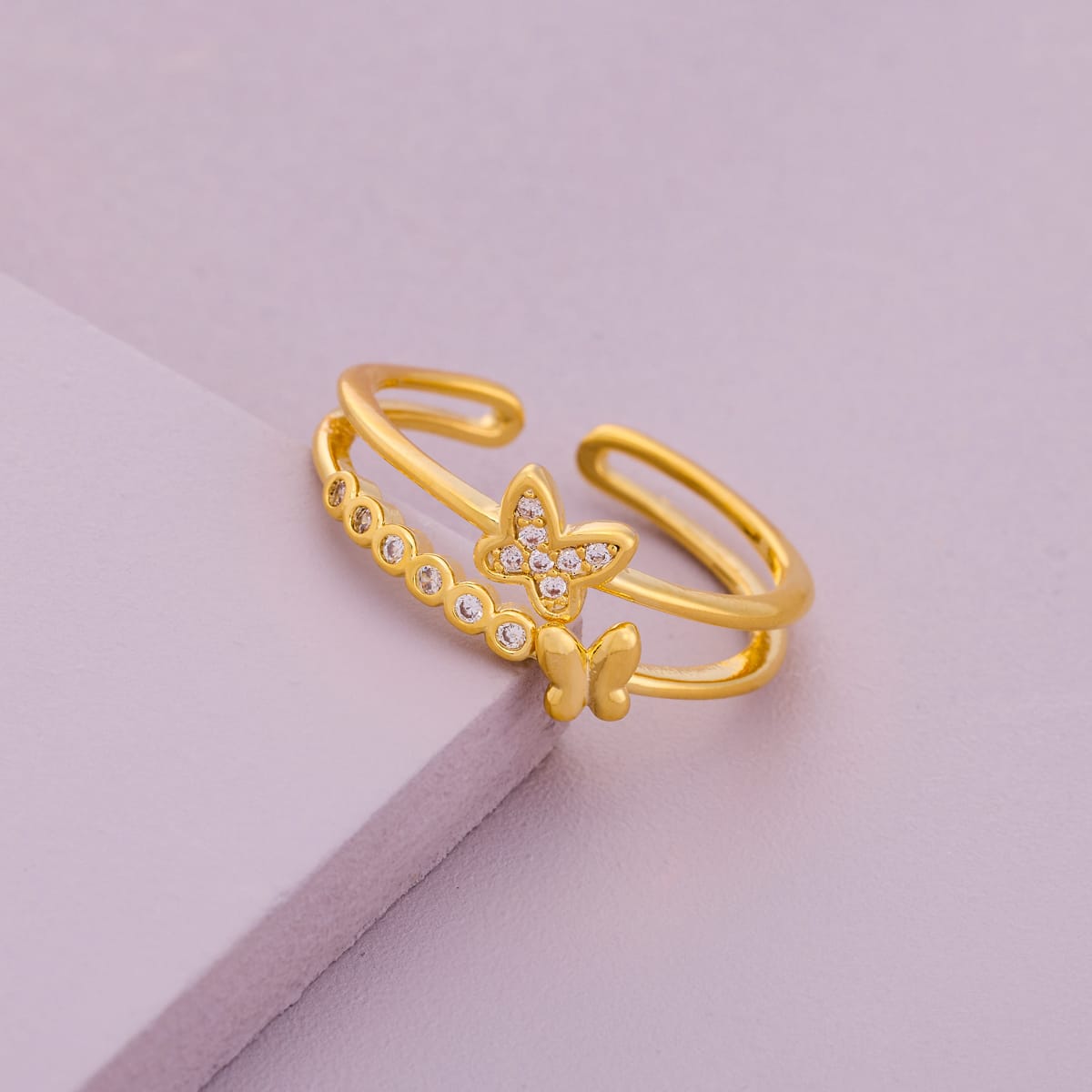 Trendy Zircon Finger Ring Trendy Finger Ring 195440