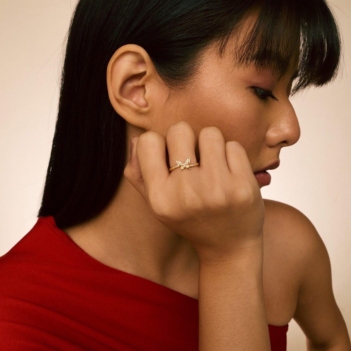 Trendy Zircon Finger Ring Trendy Finger Ring 195851