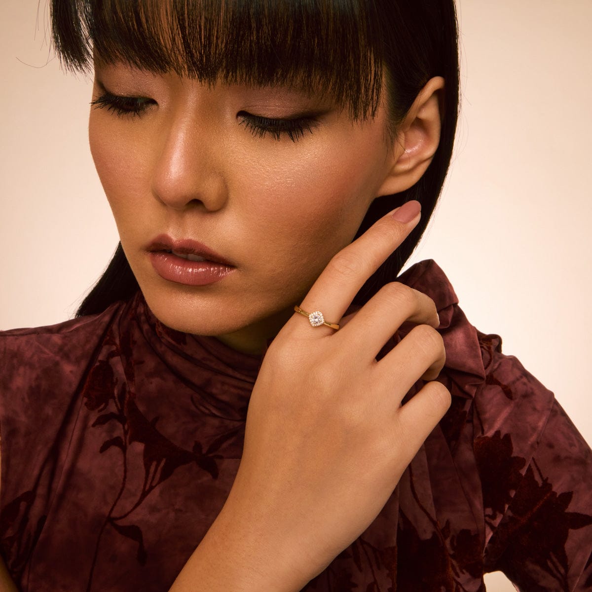 Trendy Zircon Finger Ring Trendy Finger Ring 195852