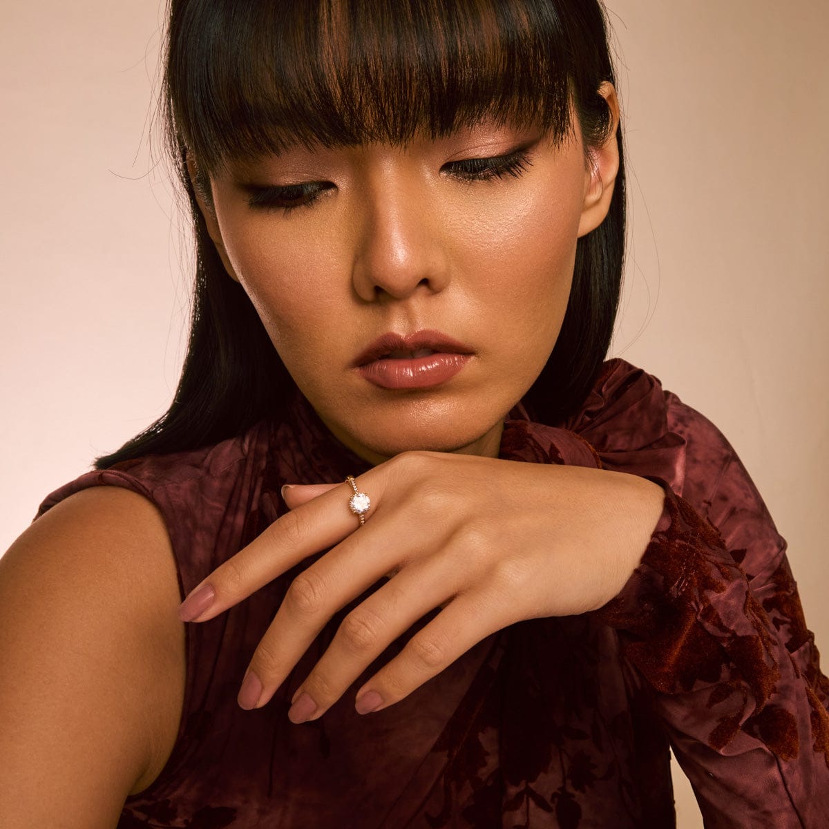 Trendy Zircon Finger Ring Trendy Finger Ring 195864