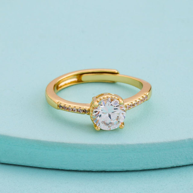 Trendy Zircon Finger Ring Trendy Finger Ring 195864