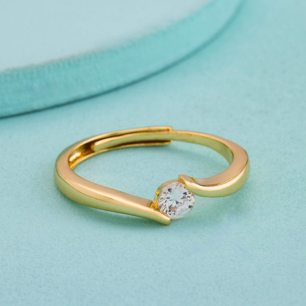 Trendy Zircon Finger Ring Trendy Finger Ring 196001