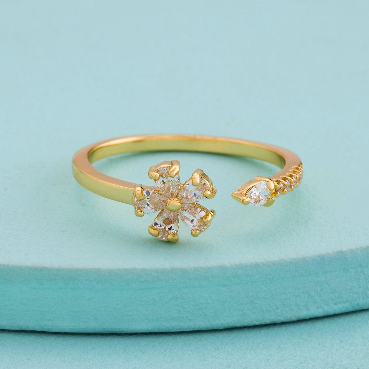 Trendy Zircon Finger Ring Trendy Finger Ring 196002