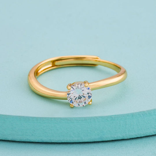 Trendy Zircon Finger Ring Trendy Finger Ring 196003