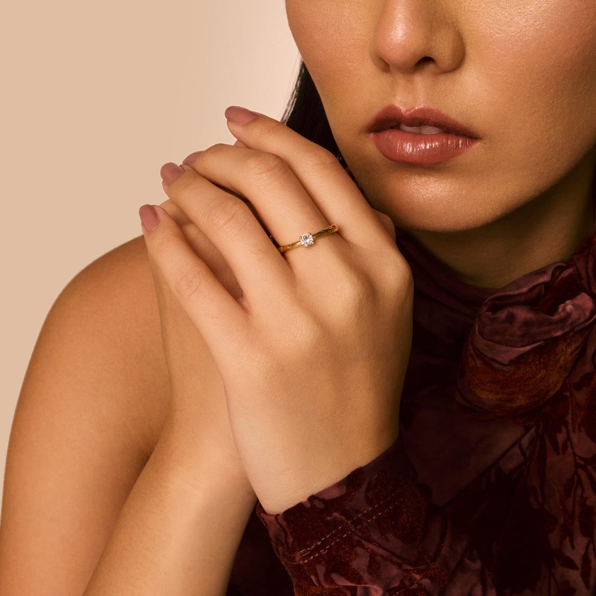 Trendy Zircon Finger Ring Trendy Finger Ring 196004