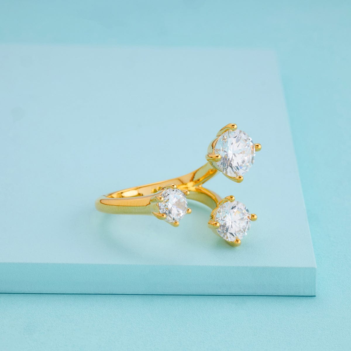 Trendy Zircon Finger Ring Trendy Finger Ring 198085