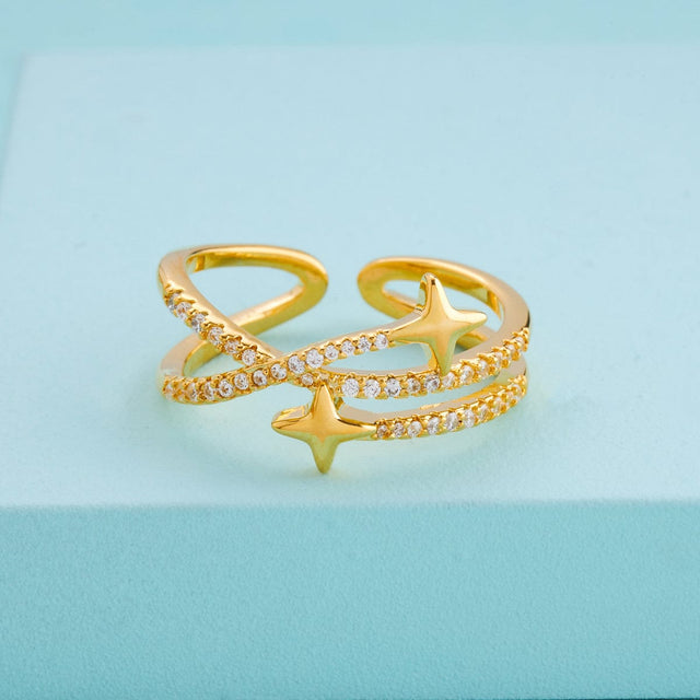 Trendy Zircon Finger Ring Trendy Finger Ring 198086