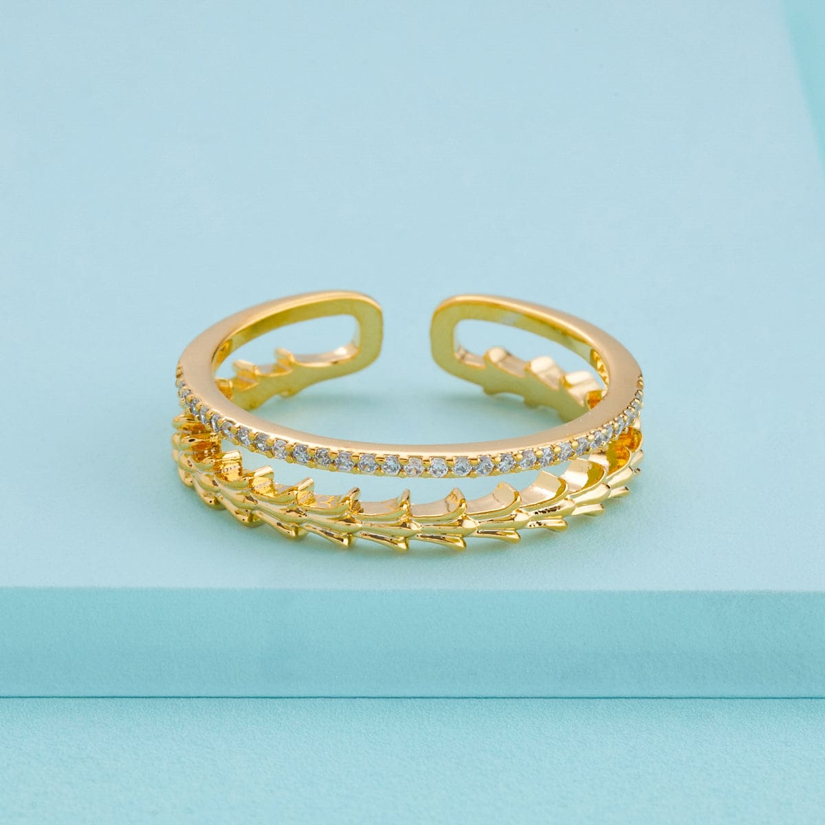 Trendy Zircon Finger Ring Trendy Finger Ring 198089