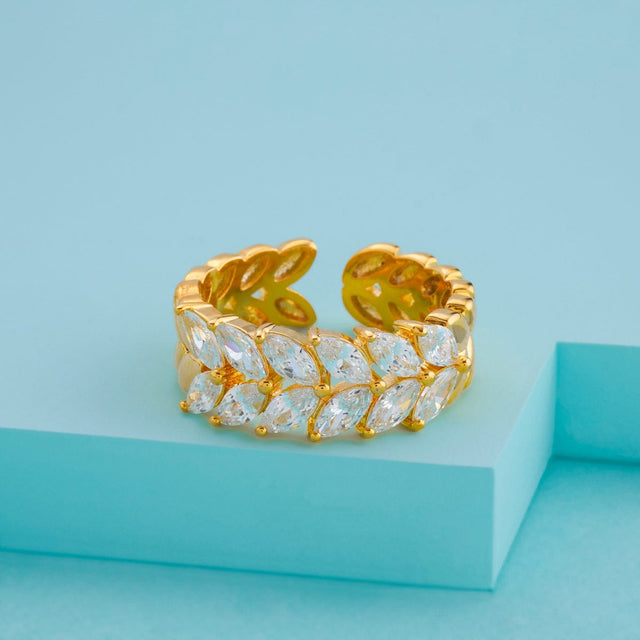 Trendy Zircon Finger Ring Trendy Finger Ring 198158