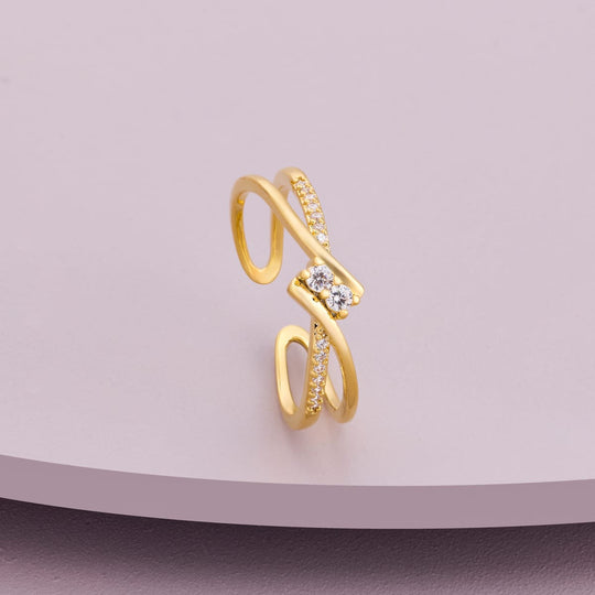 Trendy Zircon Finger Ring Trendy Finger Ring 202005