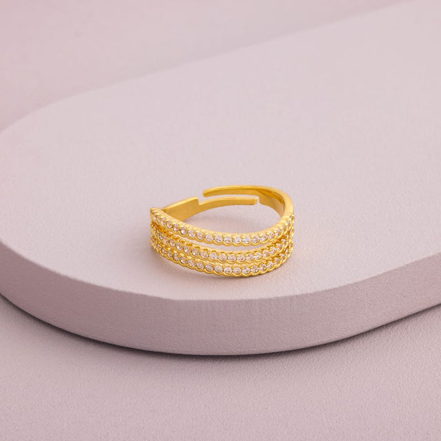 Trendy Zircon Finger Ring Trendy Finger Ring 203919