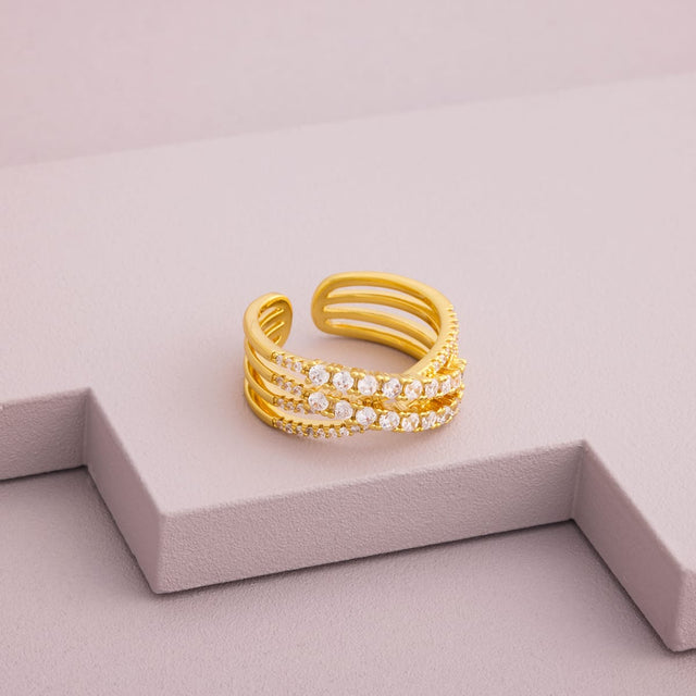 Trendy Zircon Finger Ring Trendy Finger Ring 203926