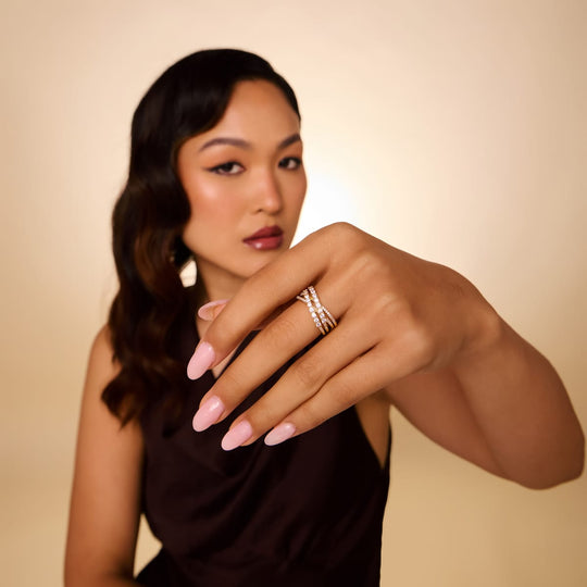 Trendy Zircon Finger Ring Trendy Finger Ring 203926